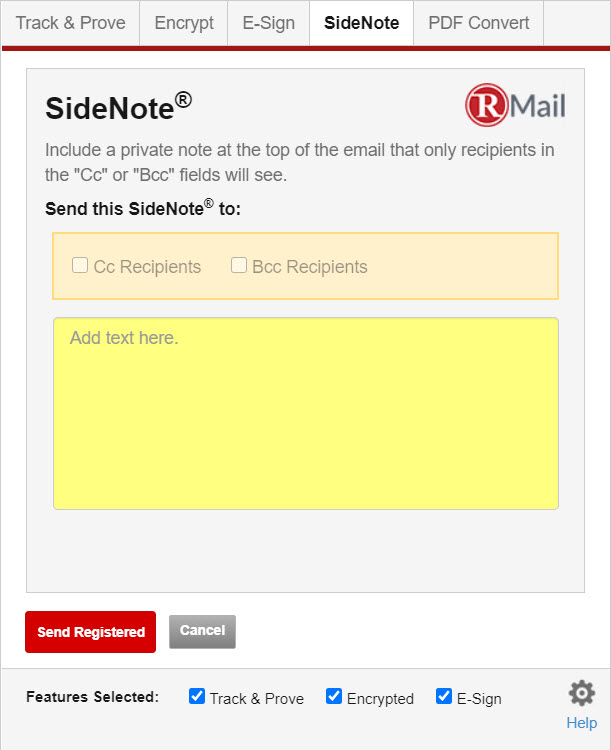 RMail for Gmail - SideNote